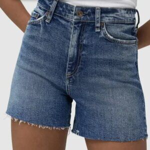 Rag & Bone Nina High Waist Denim Shorts 23
